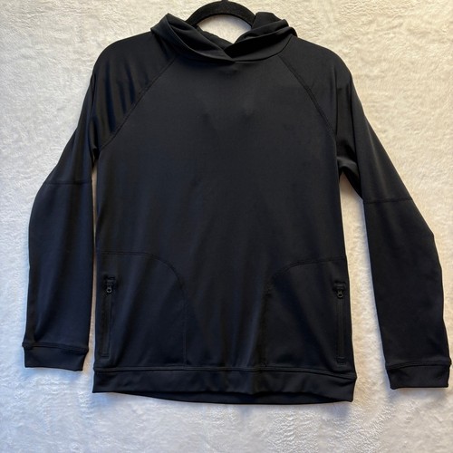 Zella Activewear Set Hoodie Pullover Thumb Hole Black XL(14/16) Kids - Picture 8 of 13