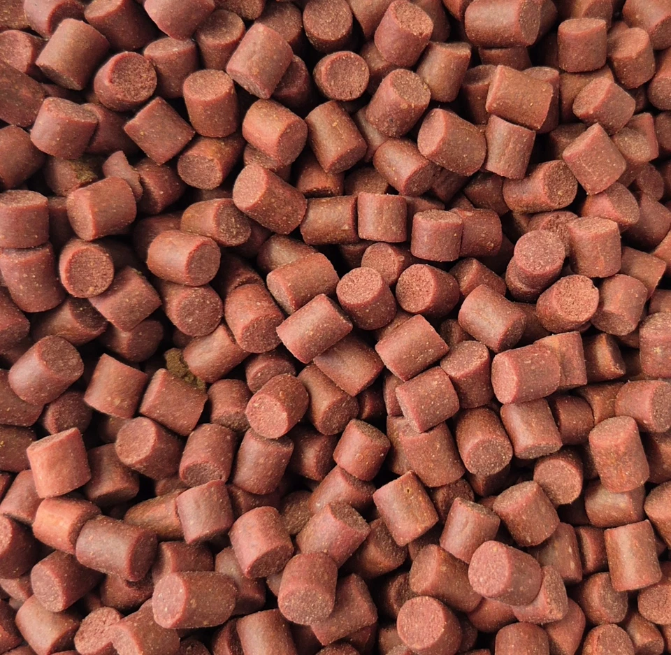 Garlic luncheon meat 8mm bandable fishing Pellets 100g-200g session pack - Image 2 of 2