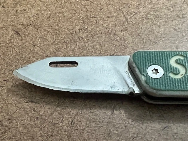 TRUE Utility TRU-KNF - Llavero Cuchillo VERDE - Excelente Estado Foto 4 de 4