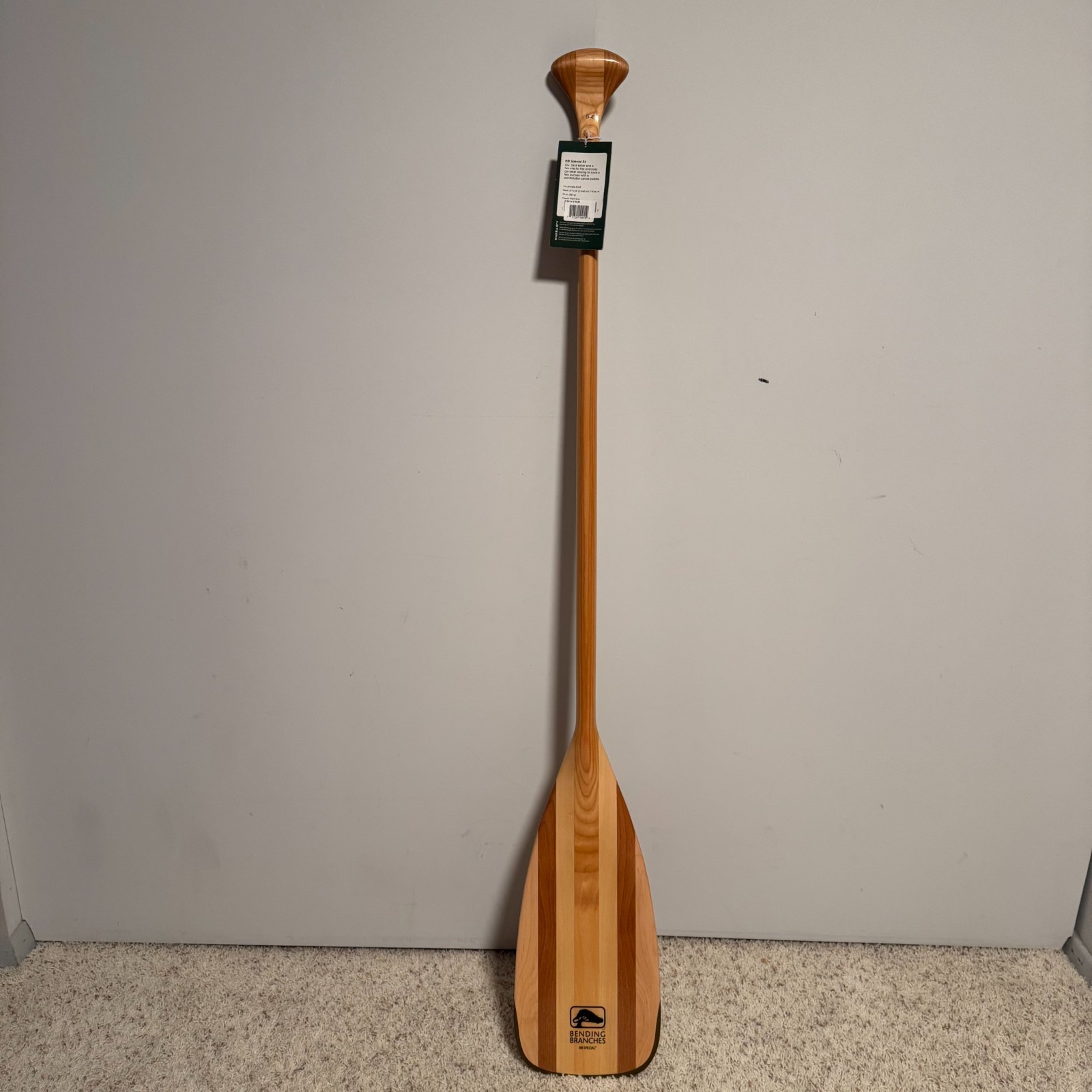 1 Bending Branches Wooden Canoe Paddle BB Special 54 54&rdquo; N