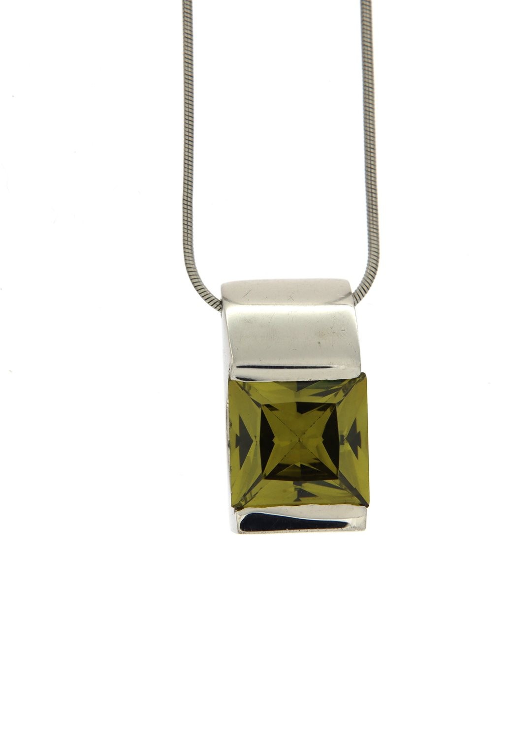 Collier Nuovegioie CL2-37 cadeau femme précieux en argent et zirconium étincelant
