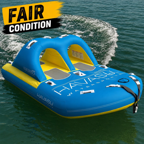 Havasu, 4 Person Towable Tube, Heavy Duty, For Boat Floating Lounge Raft, 610 lb