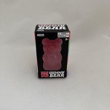 Schylling Needoh Gummy Bear Pink Authentic RARE Brand New Sealed box bent