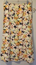 Talbots Petite Floral Pencil Skirt Womens Size 6 Petite NWT