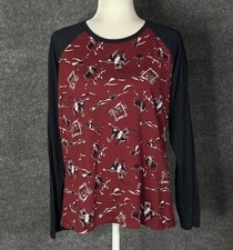 Ariat Western Pajama Top Cowgirl Horses Size Large CL5633