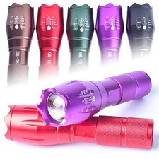Color: Red - Grab-N-Go Zoomable Focusing Flashlight In 5 Colors