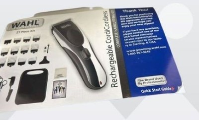 WAHL Deluxe Complete Hair Cutting Kit 21 Piece Clipper Set w/ Beard Trimmer
