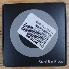 Quiet Ear Plugs, Ultra-Comfy Reusable Noise-Reducing Earplugs for Sleep