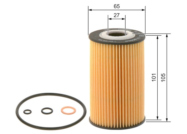 ÖLfilter FÜR BMW 3 (E30), BMW 3 (E36), BMW 3 Compact (E36) - Bosch 1 457 429 108-image