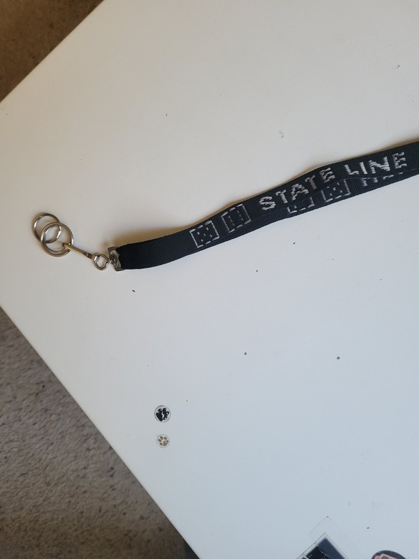 State Line Casino Resorts Silver Smith Lanyard