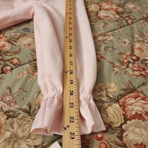 Vintage Sears Pink Housecoat Robe MEDIUM 12-14 Cottagecore Granny Prairie Floral - Picture 12 of 16