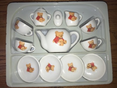 bear tea set