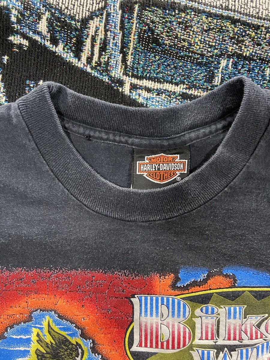 ビンテージ90s Daytona VINTAGE HARLEYハーレー Tシャツ Vintage 90s Harley Davidson Daytona Beach Bike Week T-Shirt