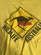 Vintage Single Stitch Shirt Screen Star Best  WILDLIFE AUSTRALIA