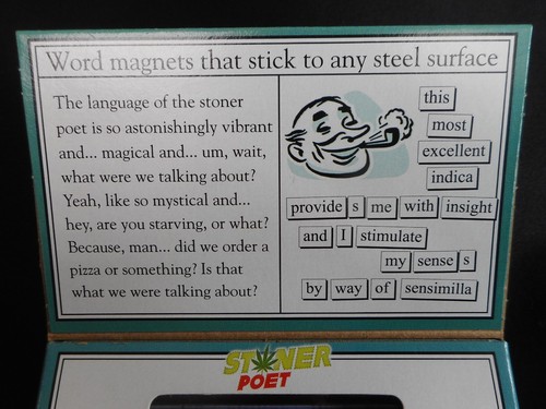 New STONER POET Magnetic Poetry Kit - Picture 3 of 5
