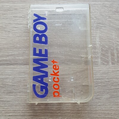 Nintendo Gameboy Pocket Acryl Case Hülle Schutzhülle Box OVP (mit Riss)