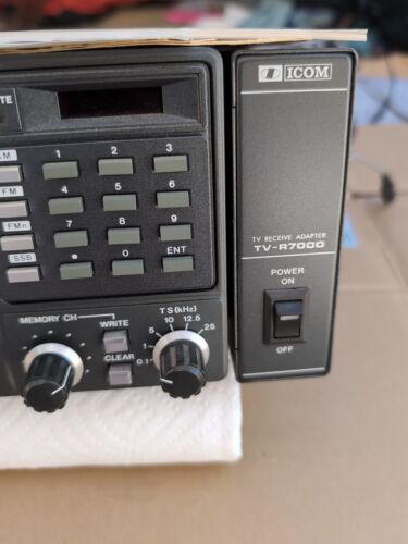 Icom Ricevitore Comunicazioni ICR 7000 Unità Rara In realtà Viene Con La TV... - Foto 3 di 24