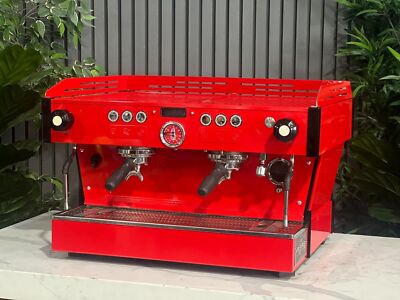 La Marzocco エスプレッソマシン 赤 LA MARZOCCO LINEA PB 2 GROUP RED WITH PESADO HANDLES ESPRESSO