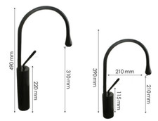 Sink Faucet Brushed Gold Water Drop Faucet Above Counter Basin