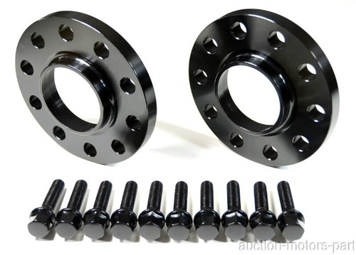 Black 15mm Hubcentric Wheel Spacer Adapter Fit BMW Z3 6 cyl Type RC Year 1998 - Picture 4 of 7