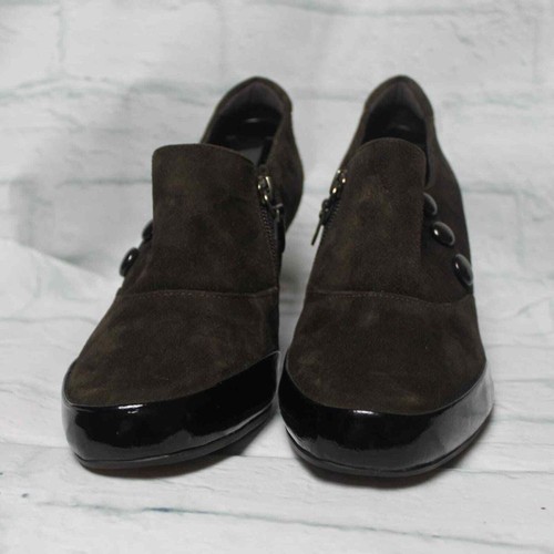 Clarks Artisan - braune Leder-Stiefelette mit Reißverschluss - Größe 9 - Bild 3 von 4