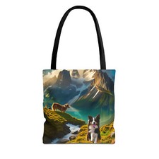 Dog Tote Bag AOP 