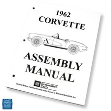 1962 Corvette Factory Gm Assembly Manual Each Loose Leaf Unbound