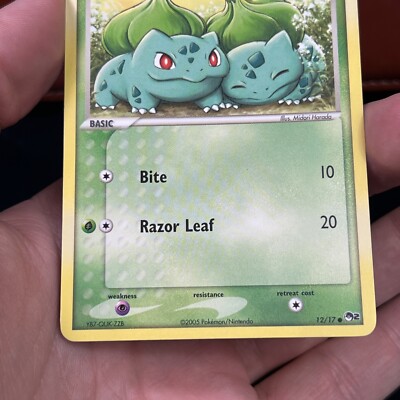 Bulbasaur 12/17 POP Series 2 Promo Pokemon Card MP | eBay