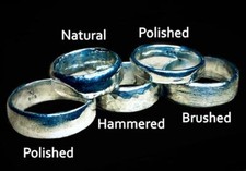 999 Silver Handmade Ring, Customized Engraving, Minimalist Jewelry Gift