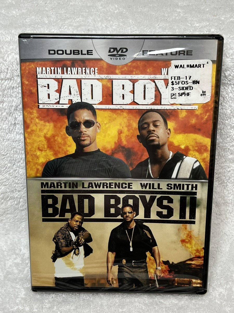 Bad Boys/Bad Boys 2 DVD Double Feature Will Smith Martin Lawrence Brand New Bad Boys/Bad Boys 2 DVD Double Feature Will Smith Martin Lawrence Brand New