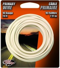 Coleman Cable 55668233 16-Gauge 24-Foot Automotive Copper Wire, Blue