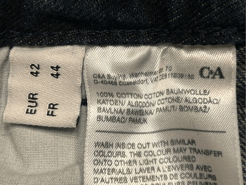 C&A plaid Jean skirt size 42EUR/medium ,6 US (4861)Read - Picture 8 of 8