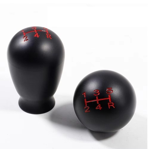 Black 5 / 6 Speed Aluminium Ball Gear Shift Knob for Honda Civic Jazz Accord - Picture 2 of 14