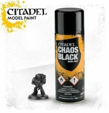 Games Workshop Warhammer Citadel Spray Primer Chaos Black