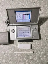 Nintendo DS Lite System Portable Gaming Console - Silver/white 