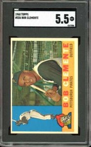 1960 Topps #326 Bob Roberto Clemente Pirates HOF SGC 5.5 EX+