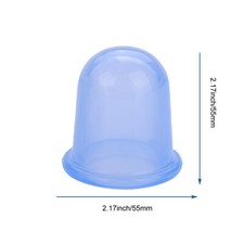 Ayudante de masaje corporal al vacío de silicona 2 tazas de masaje anticelulítico ventosas