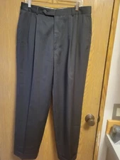 Mens Business Professional Dress Trousers By Paul Richards Sz 34x29.5 IMMACULATE