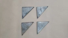3"x3" 1/4" Steel Triangle Gusset Lot of 4 Weld On A36 HRPO 1/4" Thick