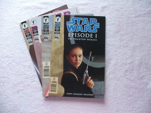 Dark Horse Comics Star Wars Episodio 1 La amenaza fantasma 1-4. Fundas para fotos.