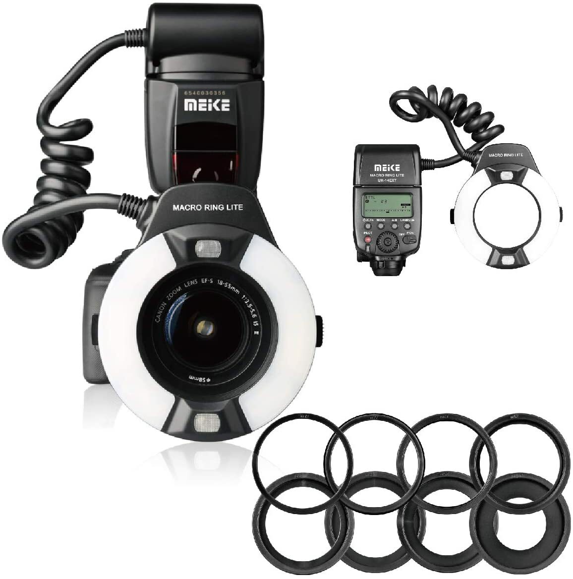 Meike MK-14EXT i-TTL Macro Ring Light Flash for Nikon D5600 D5200