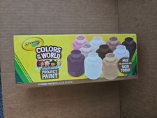 Crayola Colors of the World Washable Project Paint 10 paint Bottles 2oz each