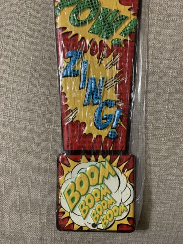 DC Justice League Dekor Wandschild Maß! Schild Metall Blech Ausrufezeichen - Bild 3 von 4