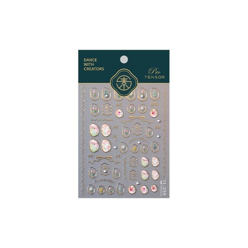 Tulip Flower 5D Nail Stickers Bowknot Nail Art Stickers New Manicure Decal - Picture 6 of 6