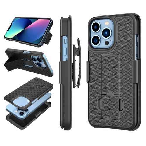 Funda a prueba de golpes con clip para cinturón para iPhone 13 Pro Max/13 Pro/13 Mini 5G - Imagen 13 de 30