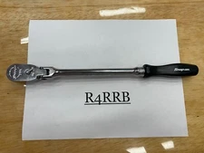 Snap-on Tools USA NEW BLACK 3/8" Drive Hard Grip Long Flex Head Ratchet FHLFD80A