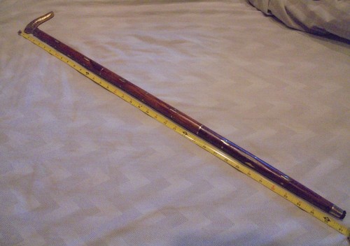 Messing & Holz Derby KOPF & INLAY WANDERSTOCK STOCK 37", trennbar 3-fach Teile - Bild 4 von 16