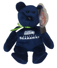 Ty Beanie Baby - SEATTLE SEAHAWKS the NFL Football Bear 8" NEW MWMTs Plush Toy