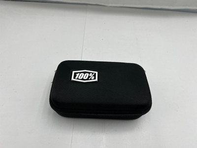 (QTY 2) 100% Sportcoupe CASE ONLY For Snowboard Ski Goggles, *Black