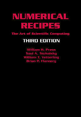 Numerical Recipes 3rd Edition The Art of Scientific Computing Press Teukolsky 3e